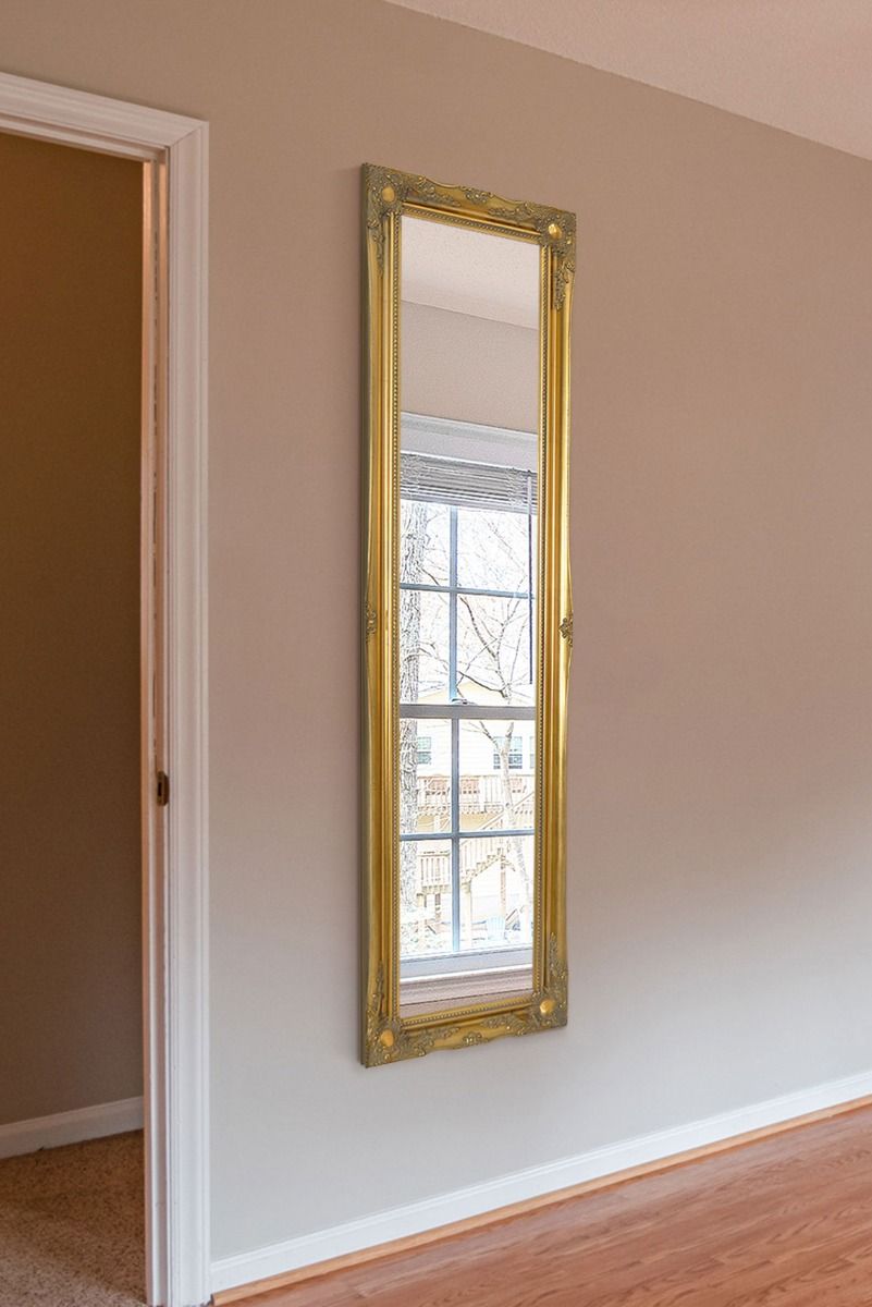 Carrington Vintage Gold Antique Design Full Length Mirror 167 x 45 CM