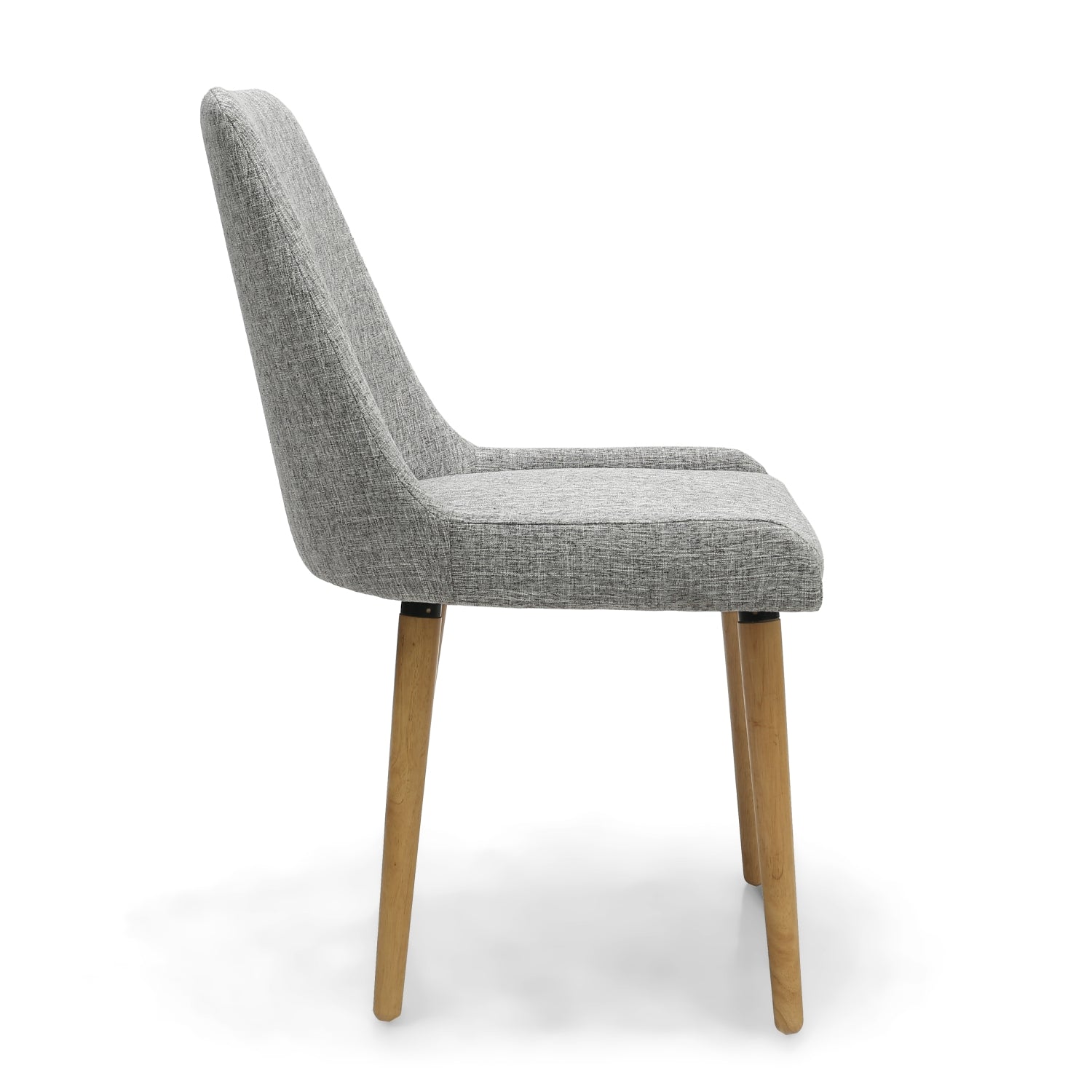 Hawksmoor Capri Flax Effect Grey Weave Dining Chair (Pair)