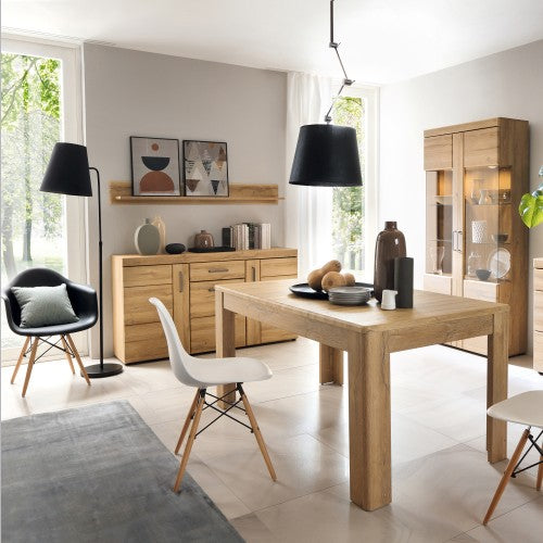 Axton Bronxwood 3 Door 1 Drawer Sideboard in Grandson Oak