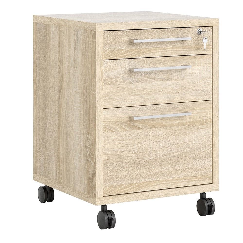 Axton Trinity Mobile file cabinet In Oak