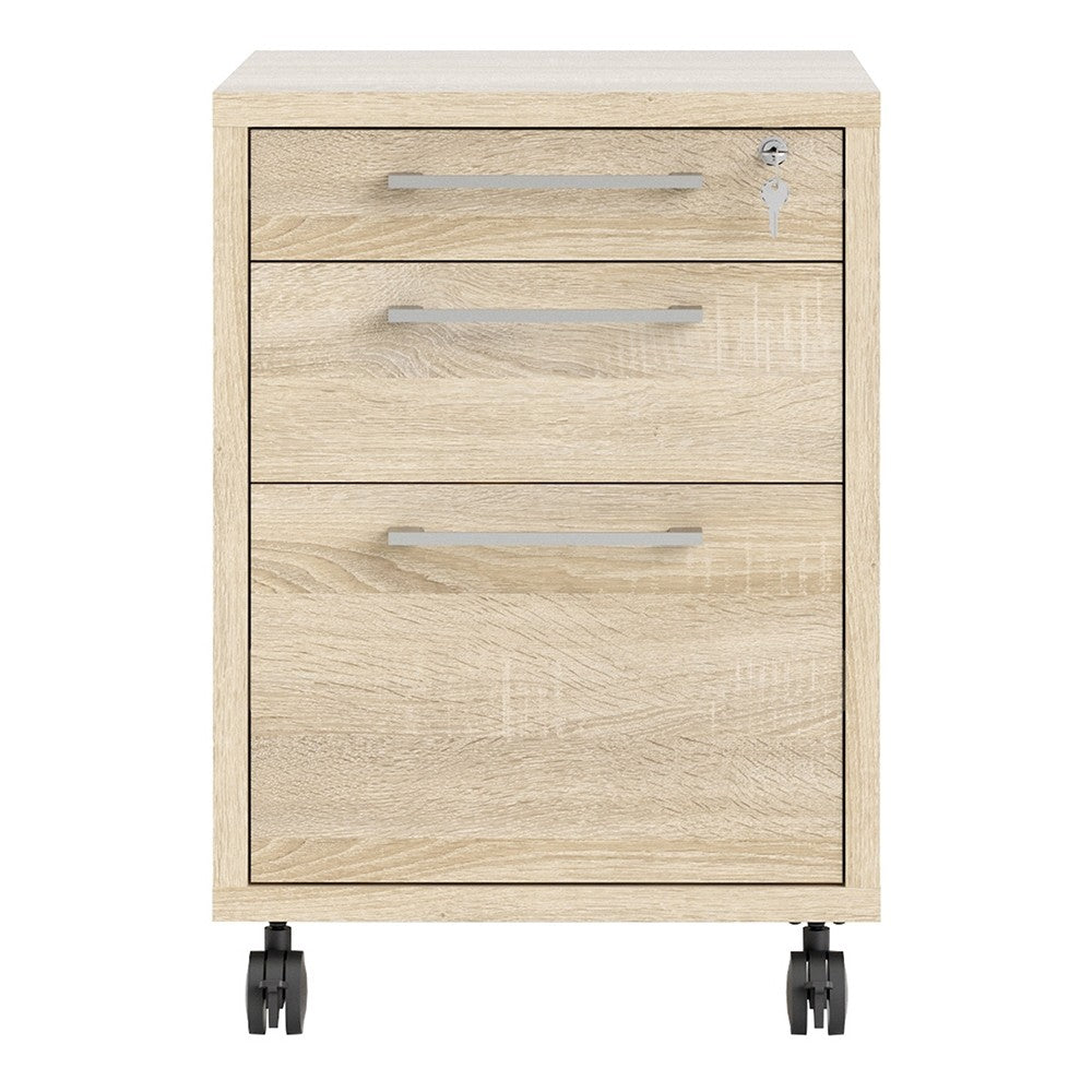 Axton Trinity Mobile file cabinet In Oak