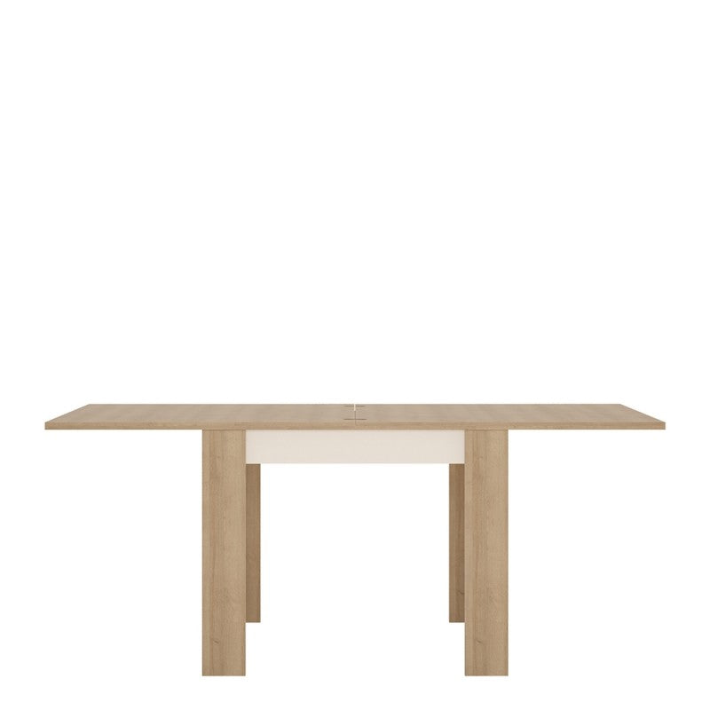 Axton Woodlawn Small Extending Dining Table 90/180cm + 4 Milan High Back Chair Grey