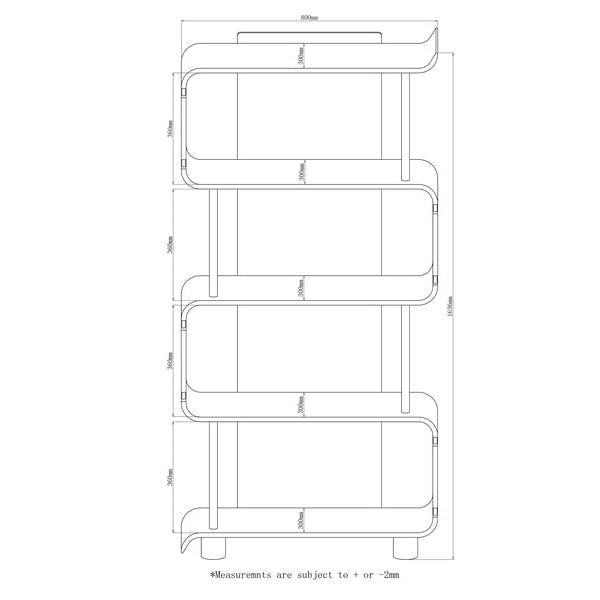 Jual Furnishings Helsinki Bookcase (Grey)