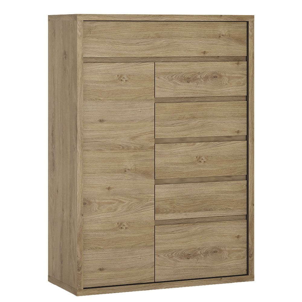 Axton Kingsbridge 1 Door 6 Drawer Cupboard