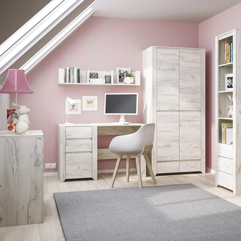 Axton Baychester 2 Drawer 1 Door Desk