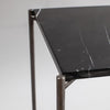 Gillmore Space Iris Rectangle Side Table Black Top