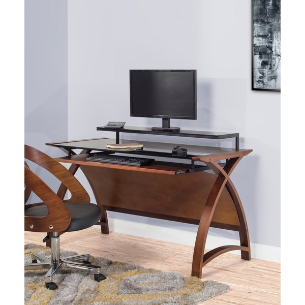 Jual Furnishings Helsinki Corner Desk Walnut