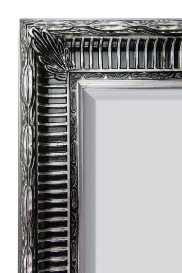 Carrington Baroque Vintage Silver Antique Design Large Leaner Mirror 172 x 111 CM