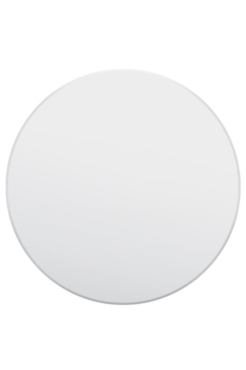 Carrington All Glass Bevelled Classic Design Round Mirror 90 x 90CM